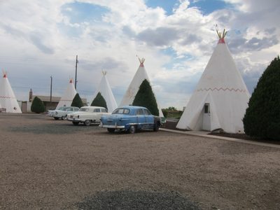 Went up to Holbrook AZ for the night which is on...
