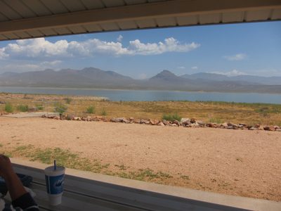 If that lake looks hot, it's because it was.  Around...