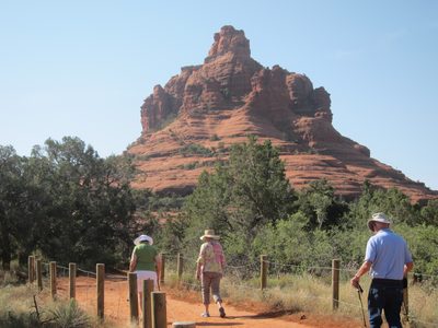 Intrepid hikers heading ready to tackle Bell Mountain