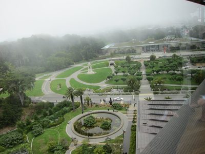 Across from the DeYoung is the California Academy of...
