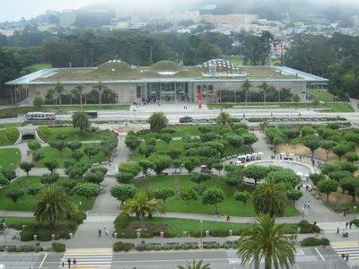 A better view of the Academy, with the fog lifting a little.