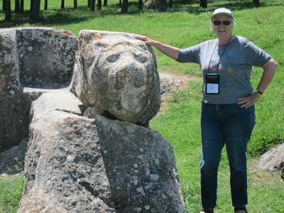 Now we can tell that this is a Hittite ruin, since it...