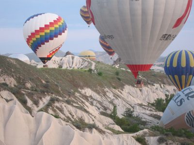 The air was full of other balloonists.  I can see how...