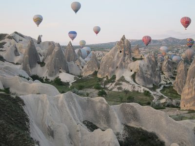 A classic shot.  The combination of the other balloons...