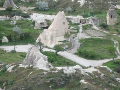 There are many areas where people lived up through the...