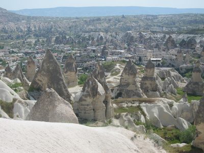 It is a strange looking place.