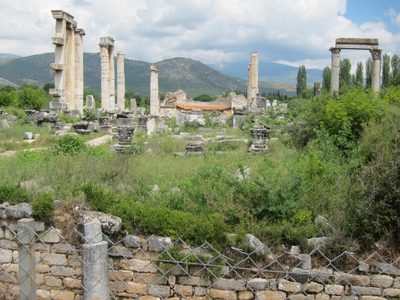 The remains of the temple to Aphrodite.