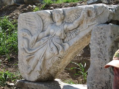 Elaborate carvings.