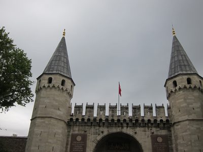 Part of the original city wall around Istanbul.  The...