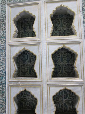 these niches were used for candles.