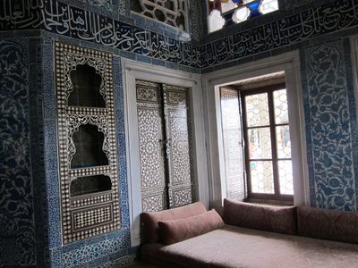 A little room designated as a library ... looked like a...