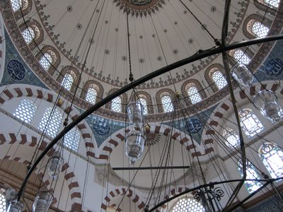 Ceiling of this Mosque - I think I was trying to capture...