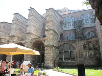 Flying buttresses were installed when it looked like the...