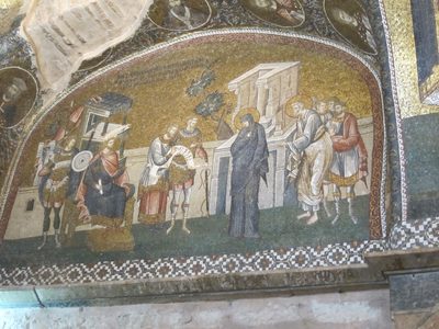One of the many mosaics in the Chora Church originally...