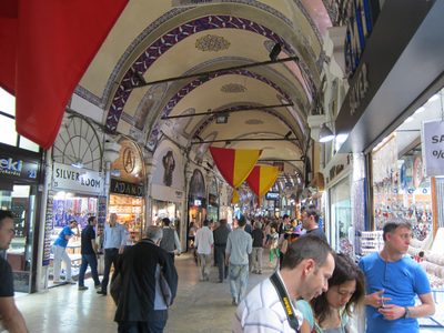 A scene in the Grand Bazaar - city's great shopping destination. 