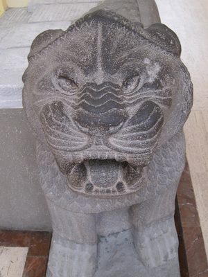 A portal lion, most likely Hittite, explained below