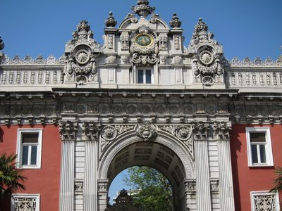 Leaving the palace