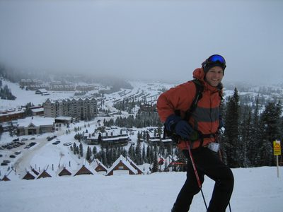 John on Andesite just above Big Sky Mountain Village. ...