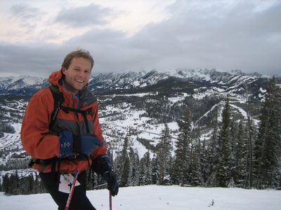 John on a balmy upper-20's (F) day at Big Sky.