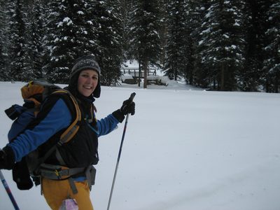 Catherine on the Little Bavaria loop.
