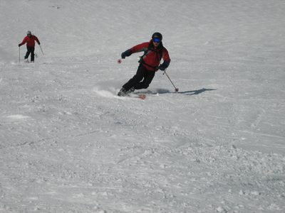 John ripping it up on Marx on Lone Mountain.