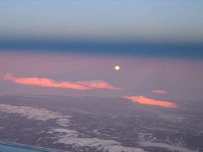 Not an awesome shot, but this was taken looking out the...