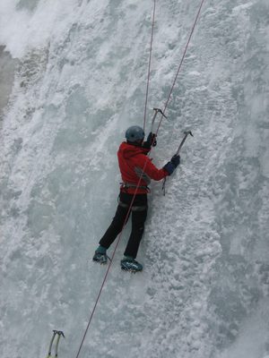 John on top rope, with his heels too high and not...