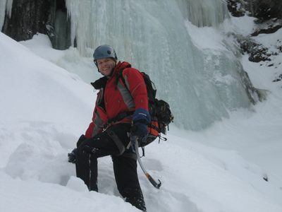 John at the base of Mummy II.