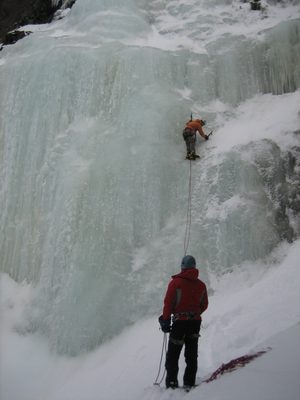 John belaying Joe again.