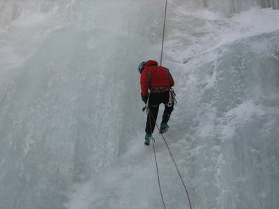 John on rappel on Mummy II.