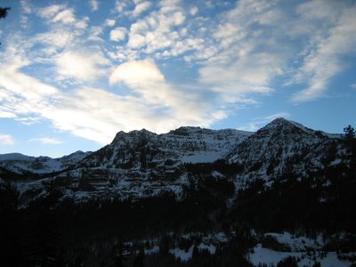 A parting shot of Hyalite Canyon.  Note the numerous ice...