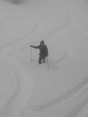 Alan, making some turns.