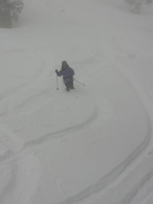John R. enjoying the snow.