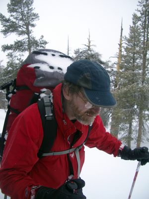 Jim on the trail.