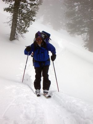 John on the trail.