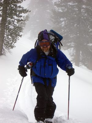 John on the trail.