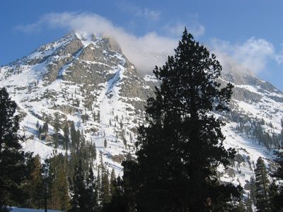 View from our campsite 2nd night.  Our camp was at the...