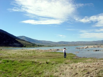 John pondering the yonder - Mono Lake.