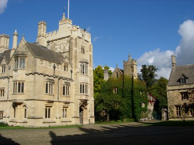 St. John's Quadrange, which is just beyond the Porter's...