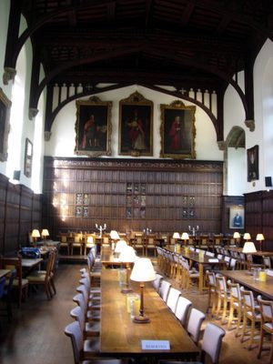 Our outrageous dining hall. If only the food were as...