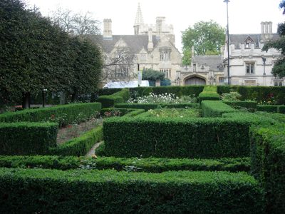 Looking towards the Magdalen Porter's Lodge