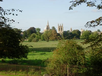 A view of Christ Church College on the walk back