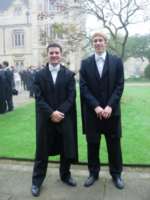 Myself and Antony, a South Afrian student who lives in...