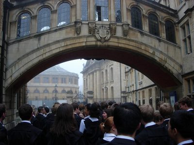 Closer still. The Sheldonian Theater is in the distance...