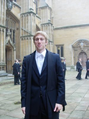 Me, looking awkward