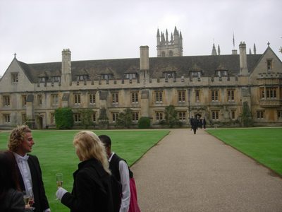Looking back towards the cloisters