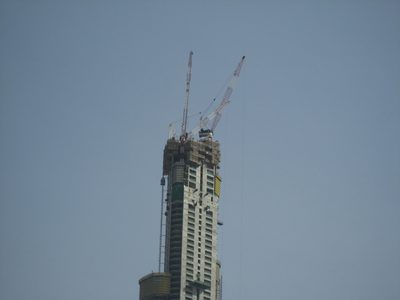 119th story of the Burj Dubai (Dubai Tower).